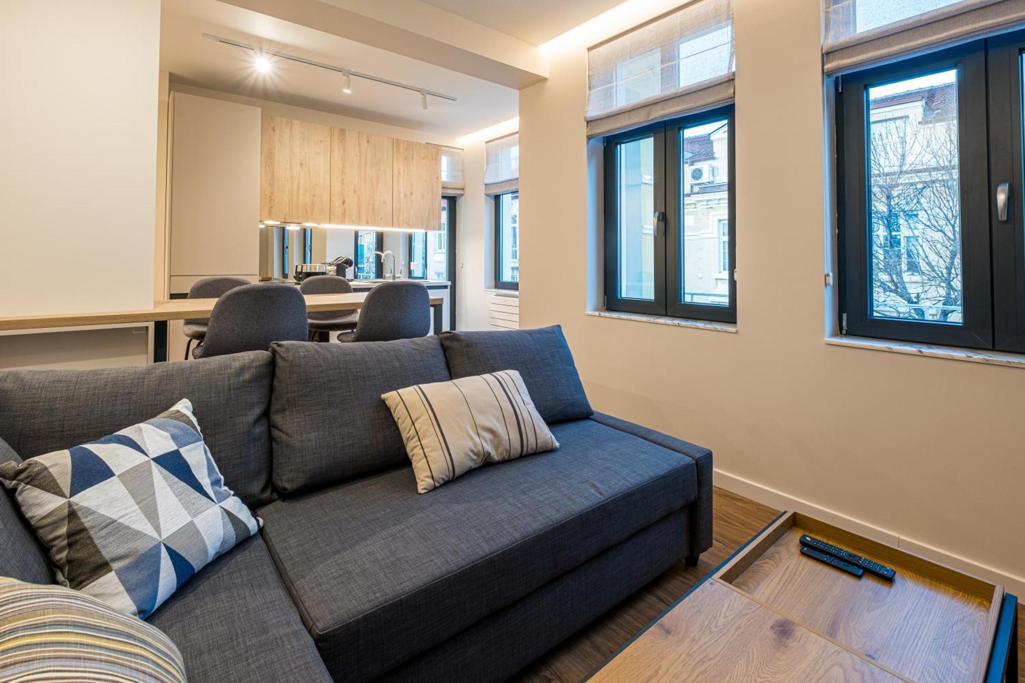 North 21 - Brand New Modern 1Bd Apt In Sofia Center By Flat Mаnager Buitenkant foto